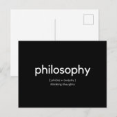 Filosofisch Briefkaart (Voorkant / Achterkant)
