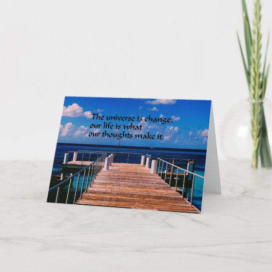 Filosofisch citaat kaart (Voorkant)