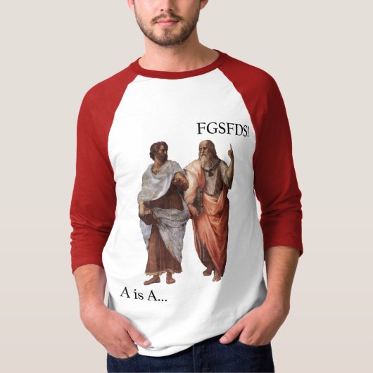 Filosofisch gedeelte A t.o.v. FGSFDS T-shirt (Voorkant)