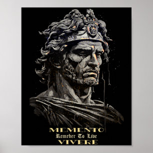 Filosofisch stoïcijns moment om te onthouden om Vi Poster