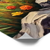 Filosofische baars: Bigfoot en het hert Poster (Hoek)