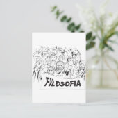 FILOSOFOS platao aristoteles euclides sócrates Briefkaart (Staand voorkant)