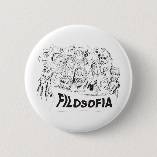 FILOSOFOS platao aristoteles euclides sócrates Ronde Button 5,7 Cm (Voorkant)