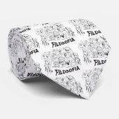 FILOSOFOS platao aristoteles euclides sócrates Stropdas (Opgerold)