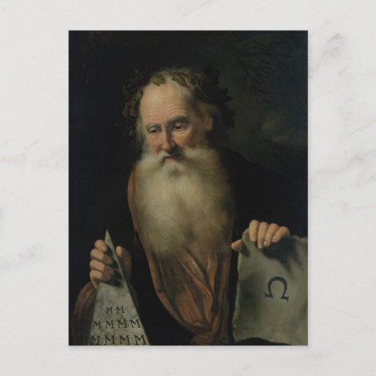 Filosoof 1686 briefkaart (Voorkant)