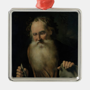 Filosoof 1686 metalen ornament