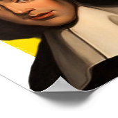 Filosoof Baruch Spinoza illustratie Poster (Hoek)