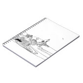 filosoof, dichter, schrijver, kunstenaar, gedachte notitieboek (Linkerzijde)