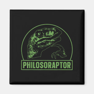 Filosoof Grappige Filosofie Meme Velociraptor D Magneet