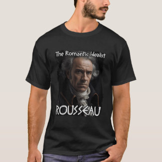 Filosoof Jean Jacques Rousseau T-shirt