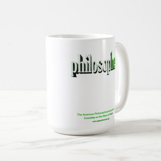 filosoof mok green (Voorkant rechts)