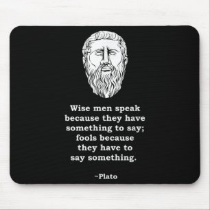 Filosoof Plato Quote - Filosofie Student Nerd Muismat