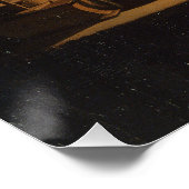 Filosoof Studie door Candlelight Poster (Hoek)