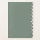 "Filosoof" Tijdschrift in Sage Green Notitieboek (Achterkant)