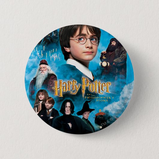 Filosoof's Stone Poster Ronde Button 5,7 Cm (Voorkant)