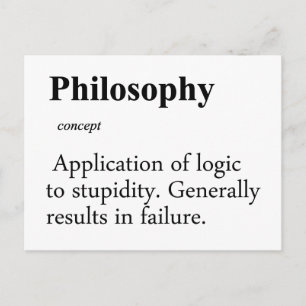 Filosophy Definition Briefkaart