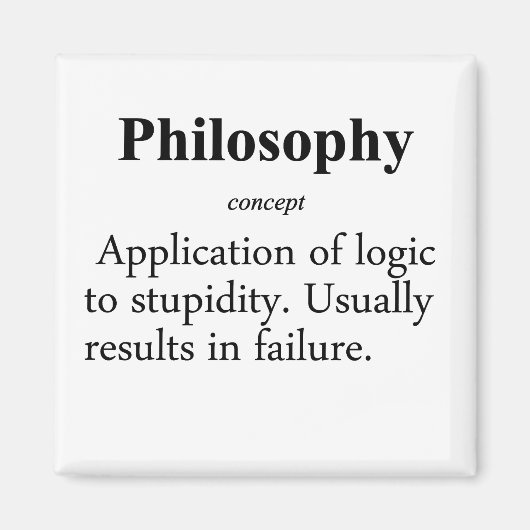 Filosophy Definition Magneet (Voorkant)