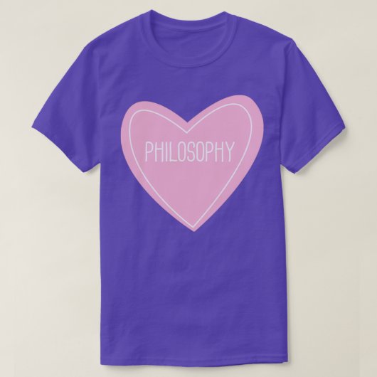 Filosophy Heart 1 T-shirt (Design voorkant)