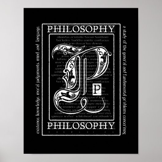 Filosophy Poster (Voorkant)