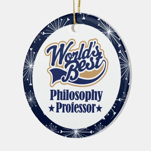 Filosophy Professor Gift Ornament (Links)