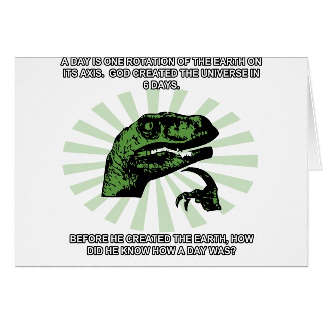Filosoraptor Earth en God (Voorkant Horizontaal)