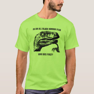 Filosoraptor Horror Film T-shirt