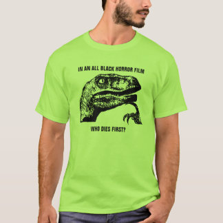 Filosoraptor Horror Film T-shirt