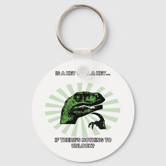 Filosoraptor Keys and Locks Sleutelhanger (Voorkant)