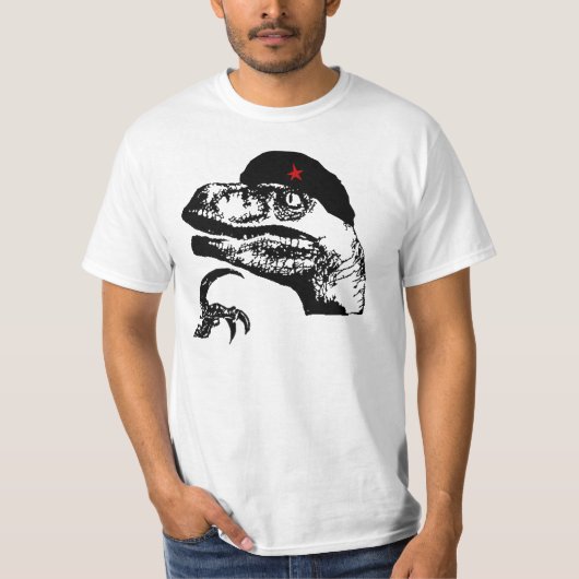 Filosoraptor meme t-shirt (Voorkant)