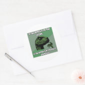 Filosoraptor Progress Vs Congres Ronde Sticker (Envelop)