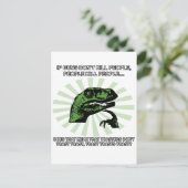 Filosoraptor Toast en Toasters Briefkaart (Staand voorkant)