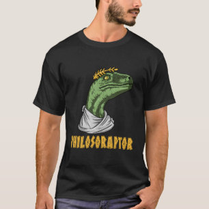 Filosoraptor Velociraptor Filosoof Grappig Philo T-shirt
