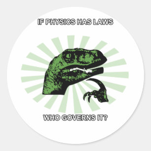 Filosorptor Natuurkunde Ronde Sticker