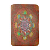 Filter Bloemen Rood van Squire Manipur Badmat (Voorkant Verticaal)