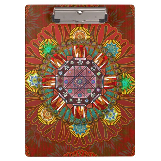 Filter Bloemrood Manipur Klembord (Voorkant)