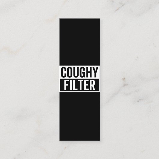 filter Coughy Klantenkaartje (Voorkant)