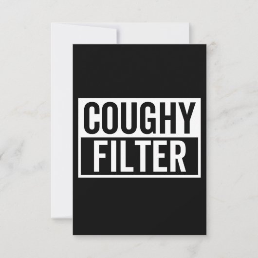 filter Coughy Notitiekaartje (Voorkant)