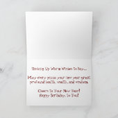 "Filtered Supreme Pizza" Birthday Kaart (Binnen)