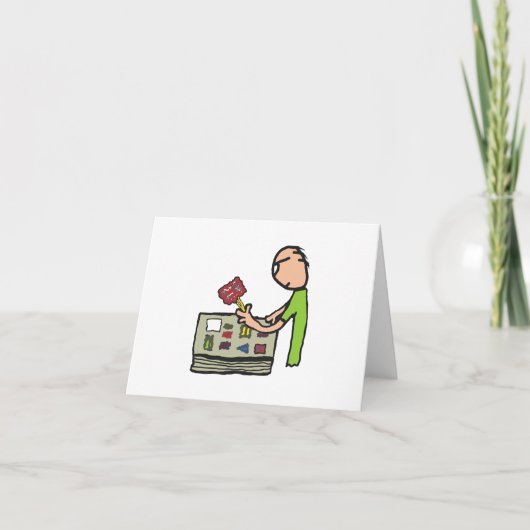 Filterstempel verzamelen kaart (Voorkant)