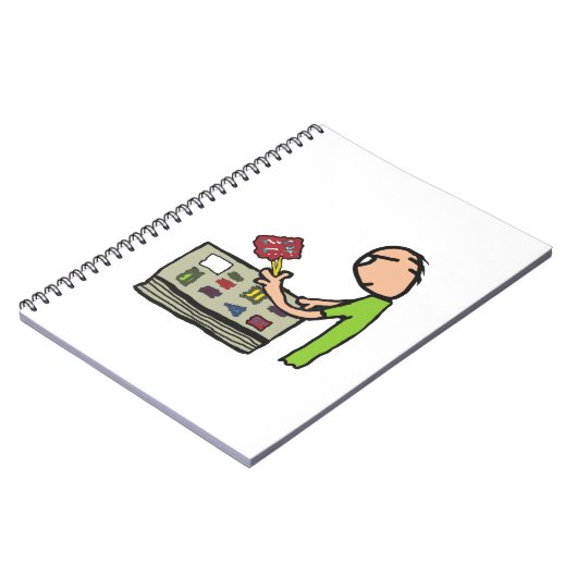 Filterstempel verzamelen notitieboek (Linkerzijde)