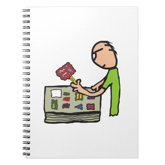 Filterstempel verzamelen notitieboek (Voorkant)