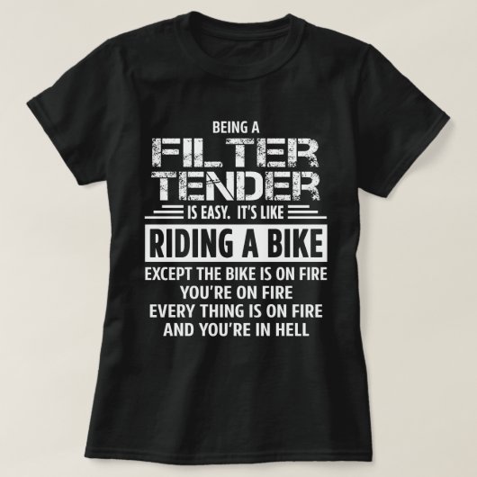 Filtertender T-shirt (Design voorkant)