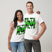 FILTH Music Dubstep Electro Rave Bass DJ FILTH T-shirt (Unisex)
