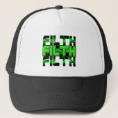 FILTH Music Dubstep Electro Rave Bass DJ FILTH Trucker Pet (Voorkant)