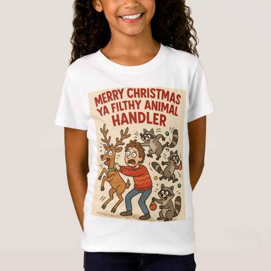 Filthy Animal Handler – Holiday Chaos Edition T-shirt (Voorkant)