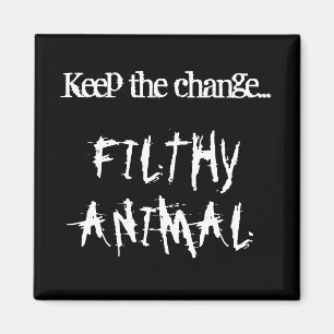 Filthy Animal Magnet (zwart)