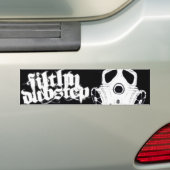 Filthy Dubstep Bumber Sticker 1 (zwart) (Op auto)