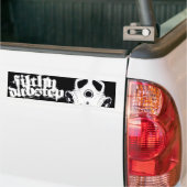Filthy Dubstep Bumber Sticker 1 (zwart) (Op Truck)