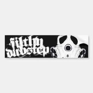 Filthy Dubstep Bumber Sticker 1 (zwart)