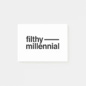 Filthy Millennial Post-it® Notes (Voorkant)